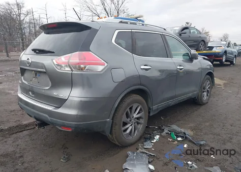 2016 Nissan Rogue Sl z USA, uszkodzony, nr VIN 5N1AT2MV9GC857449